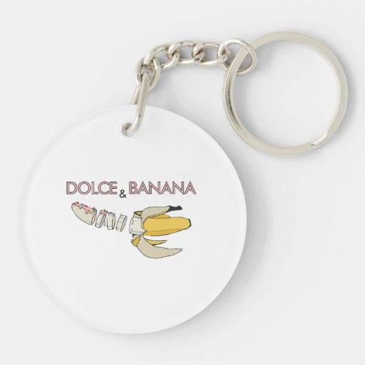 Dolce & Banana Sleutelhanger (Achterkant)