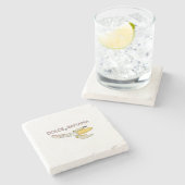 Dolce & Banana Stenen Onderzetter (Zijkant)