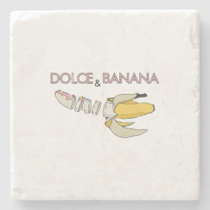 Dolce & Banana Stenen Onderzetter