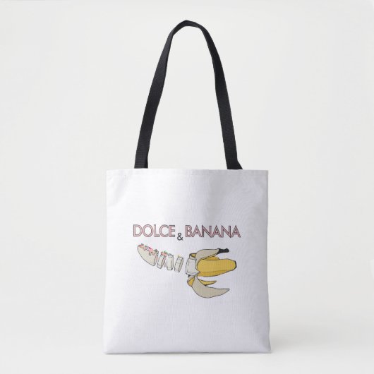 Dolce & Banana Tote Bag (Voorkant)