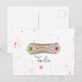 Dolce Cannolo Waterverf Briefkaart (Voorkant / Achterkant)