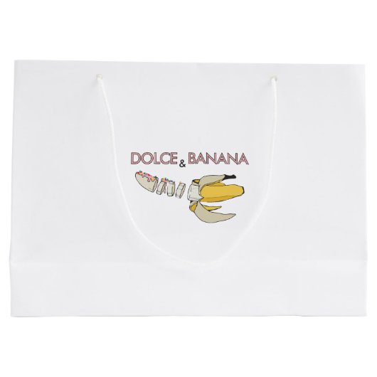 Dolce en banaan groot cadeauzakje (Achterkant)