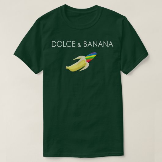 Dolce en LGBTQ Banana Funny Pride Graphic Cute Ra T-shirt (Design voorkant)