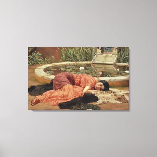 Dolce Far Niente, 1904 Canvas Afdruk (Voorkant)