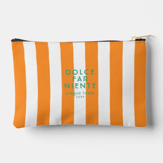 Dolce Far Niente Cinque Terra Sinaasappel Cabana S Etui (Achterkant)