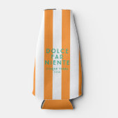 Dolce Far Niente Cinque Terra Sinaasappel Cabana S Flesjeskoeler (Voorkant)