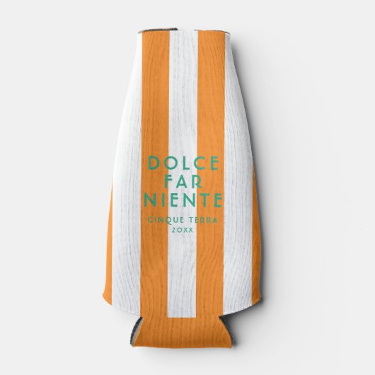 Dolce Far Niente Cinque Terra Sinaasappel Cabana S Flesjeskoeler (Voorkant)