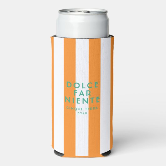 Dolce Far Niente Cinque Terra Sinaasappel Cabana S Seltzer Blikjeskoeler (Seltzer Achterkant)