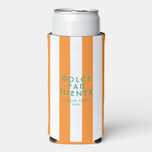 Dolce Far Niente Cinque Terra Sinaasappel Cabana S Seltzer Blikjeskoeler (Seltzer Voorkant)