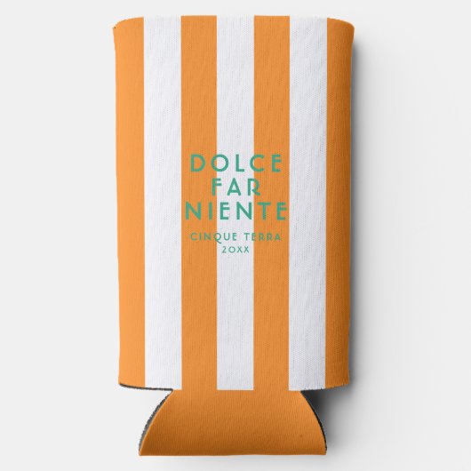 Dolce Far Niente Cinque Terra Sinaasappel Cabana S Seltzer Blikjeskoeler (Achterkant)