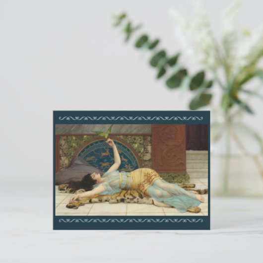 Dolce Far Niente door John Godward Briefkaart (Staand voorkant)