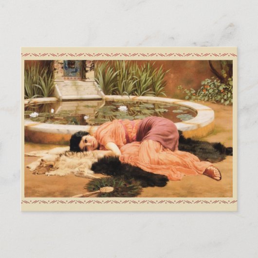 Dolce Far Niente door John Godward Briefkaart (Voorkant)