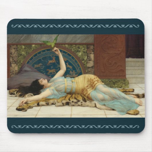 Dolce Far Niente door John Godward Muismat (Voorkant)