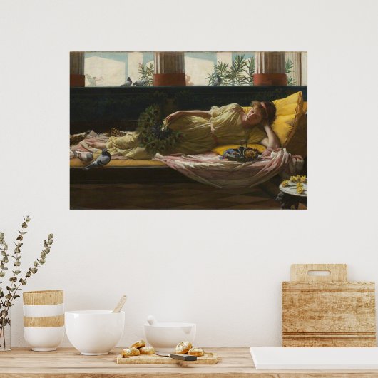DoLCE FaR NiENTE, door John William Waterhouse -18 Poster (Keuken)