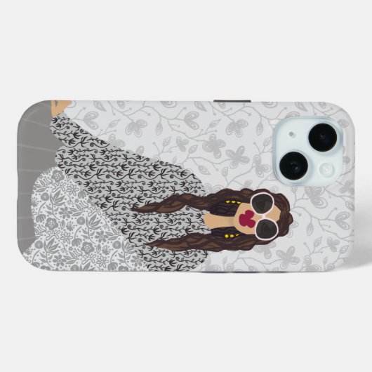 Dolce Far Niente Mode Illustratie Kaart Case-Mate iPhone Case (Achterkant (horizontaal))
