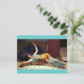 dolce far niente - niets zoets - Godward Briefkaart (Staand voorkant)