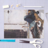 Dolce Far Niente van John William Waterhouse -1879 Tissuepapier (Craft)