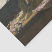 Dolce Far Niente van John William Waterhouse -1880 Tissuepapier (Detail)