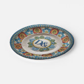 Dolce & Gabbana Carretto Siciliano Papier Borden Papieren Bordje (Gekanteld)