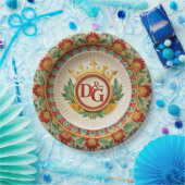 Dolce & Gabbana Carretto Siciliano Papier Borden Papieren Bordje (Feest)