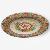 Dolce & Gabbana Carretto Siciliano Papier Borden Papieren Bordje (Gekanteld)