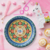 Dolce & Gabbana Carretto Siciliano Papier Borden Papieren Bordje (Feest)