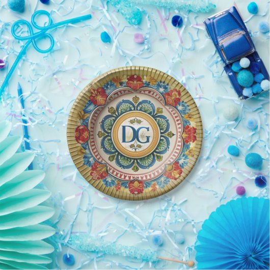 Dolce & Gabbana Chic Luxury op een papieren Bord (Feest)