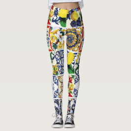 Dolce Gabbana Nieuw Seizoen Modern Typography Desi Leggings