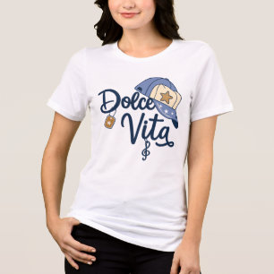 Dolce Vita – Cool Urban Streetwear Style met ster Tri-Blend Shirt