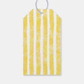 Dolce vita gele citroenen Italiaanse bruidsdouche Cadeaulabel (Achterkant)