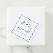 Dolce Vita Handgeschreven Bruiloft Feest Bedankjes Labels (In situ)