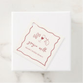 Dolce Vita Handgeschreven Vrijgezellenfeest Bedankjes Labels (In situ)