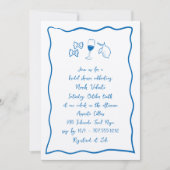 Dolce Vita Handgeschreven Vrijgezellenfeest Kaart (Voorkant)