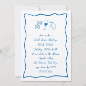 Dolce Vita Handgeschreven Vrijgezellenfeest Kaart (Voorkant)