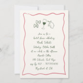 Dolce Vita Handgeschreven Vrijgezellenfeest Kaart (Voorkant)