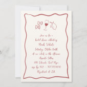 Dolce Vita Handgeschreven Vrijgezellenfeest Kaart (Voorkant)