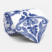 Dolce Vita inspireerde Italiaanse Tegels Stropdas (Opgerold)