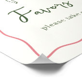 Dolce Vita Italiaans Vrijgezellenfeest gunsten tek Poster (Hoek)