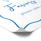 Dolce Vita Italiaans Vrijgezellenfeest gunsten tek Poster (Hoek)