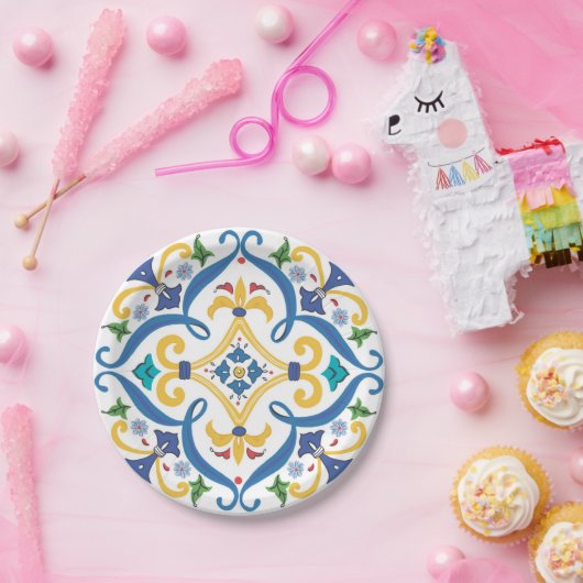 Dolce Vita-kartonnen doos Papieren Bordje (Feest)