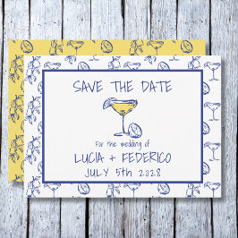 Dolce Vita Limoncello drink bruiloft Save the Date