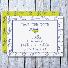 Dolce Vita Limoncello drink bruiloft Save the Date