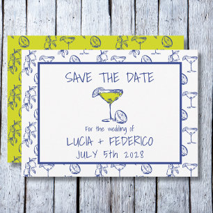 Dolce Vita Limoncello drink bruiloft Save the Date
