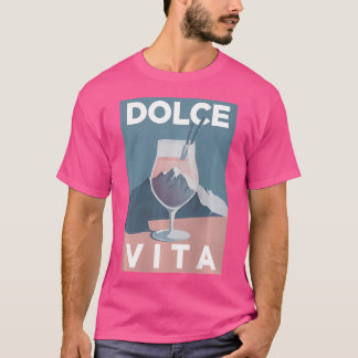 Dolce Vita Schilderen Italia Bergen Wandelen Sprit T-shirt