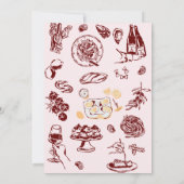 Dolce Vita | Uitnodiging voor een Italiaans repeti (Achterkant)