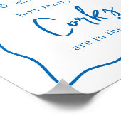 Dolce Vita Vrijgezellenfeest "Hoeveel kurken" teke Poster (Hoek)