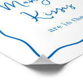 Dolce Vita Vrijgezellenfeest "Hoeveel kussen" teke Poster (Hoek)