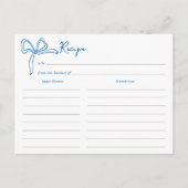 Dolce Vita Vrijgezellenfeest Recept Kaart (Voorkant)