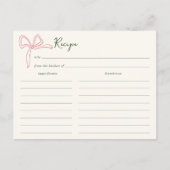 Dolce Vita Vrijgezellenfeest Recept Kaart (Voorkant)