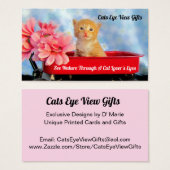 Dolce's Wagon - Visitekaartje - Kattenontwerp (Voorkant /achterkant)